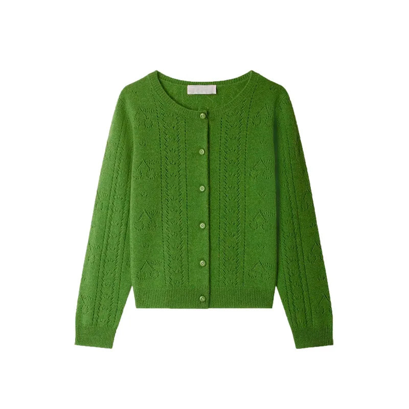 OUYANG&IVAN Bp Autumn/winter Wool Sweater for Boys Striped Crew Neck Long Sleeve Pullover Sweater Kid Cardigan