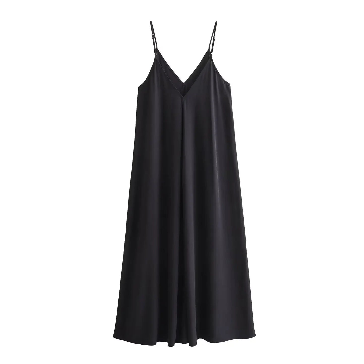 TRAF Black Slip Long Dresses for Women Red Draped Summer Dress Woman 2024 Sexy Backless Maxi Dress Women Summer Beach Dresses