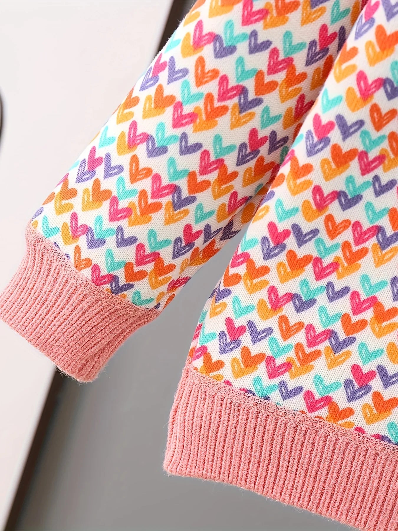 Girls' Sweater New Style Autumn and Winter Fashionable Children's Tops Baby Girl Winter Clothing Base Layer Fleece Knitwear